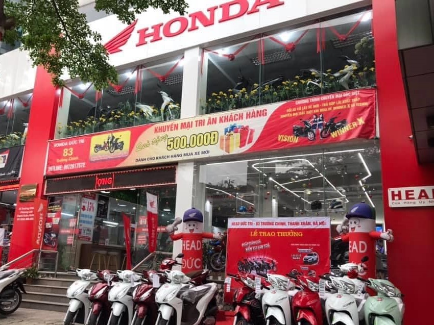 Đức Trí - đơn vị chuyên cung cấp xe gắn máy và oto của Honda
