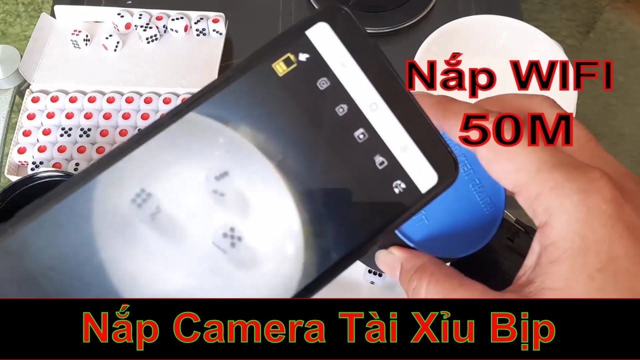 Thùng Bầu Cua Camera Bịp Sạc Từ