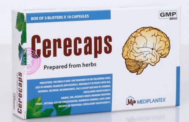 Thuốc bổ não Cerecaps