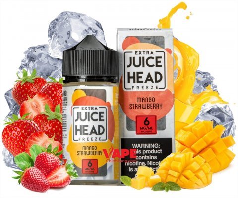Juice Head Extra Freeze Xoài Dâu 100ml - Essential Oils USA