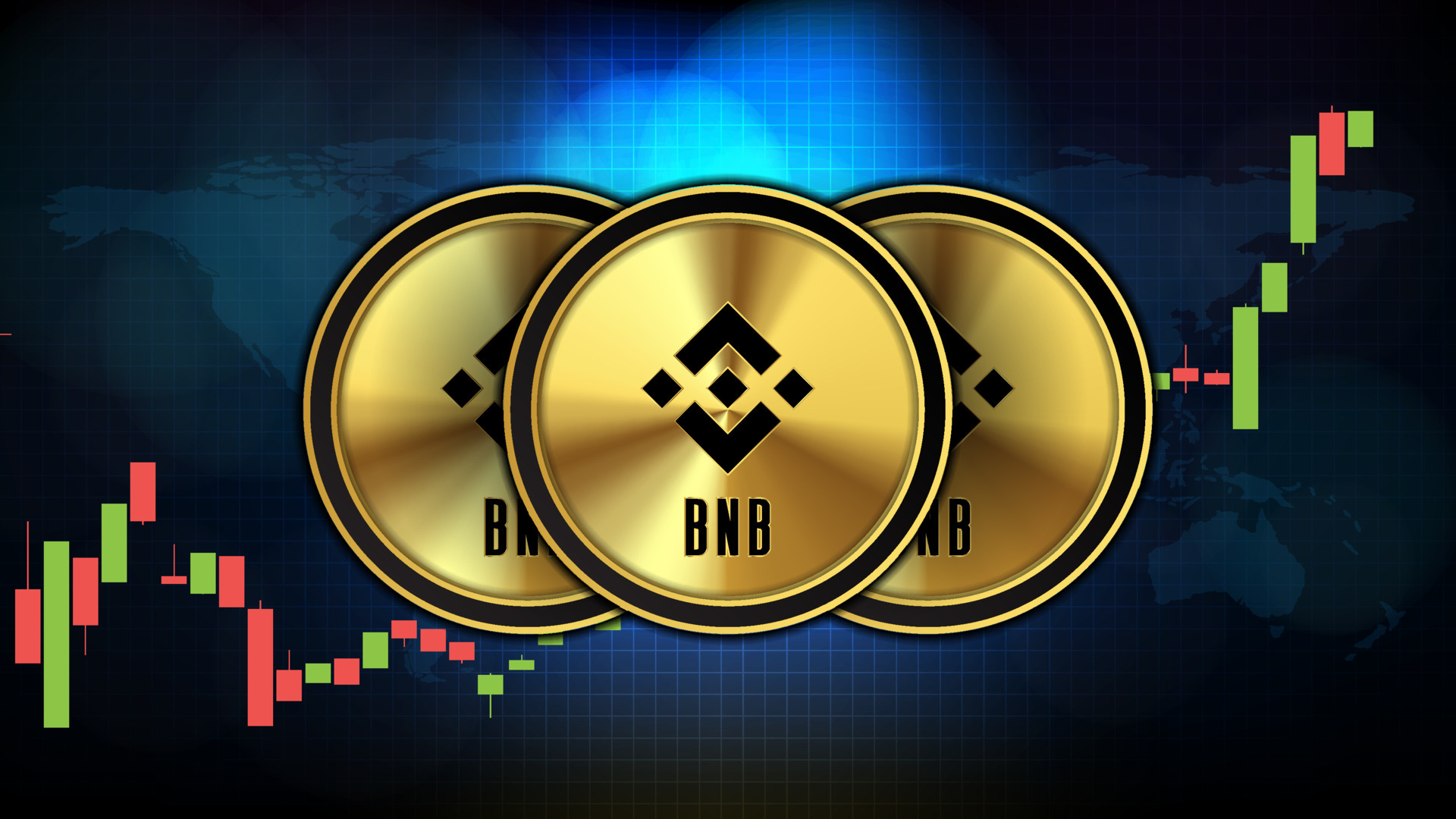 abstract futuristic technology background of Binance Coin BNB Price Chart coin digital cryptocurrency 5515943 Vector Art at Vecteezy