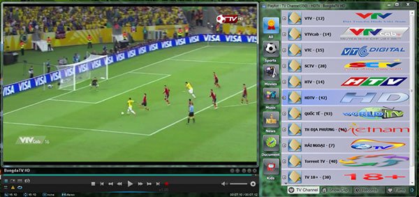 Nếu nhắc đến những kênh xem bóng đá trên máy tính tốt nhất thì nhiều người thường nhớ đến phần mềm Viet-Simple TV