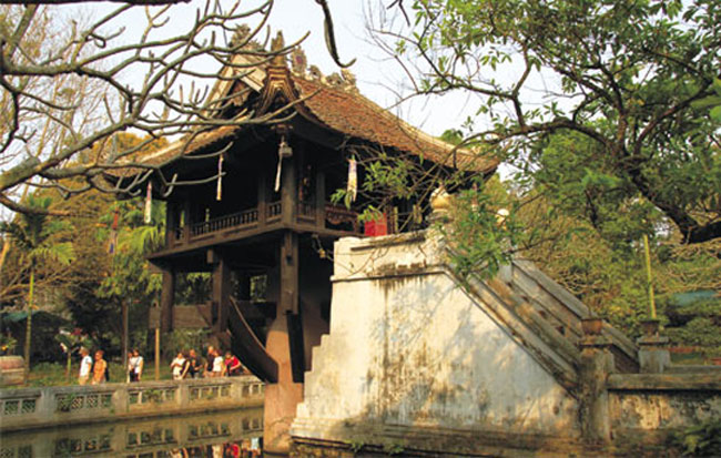 Hình ảnh đẹp về Chùa Một Cột biểu tượng của thủ đô Hà Nội
