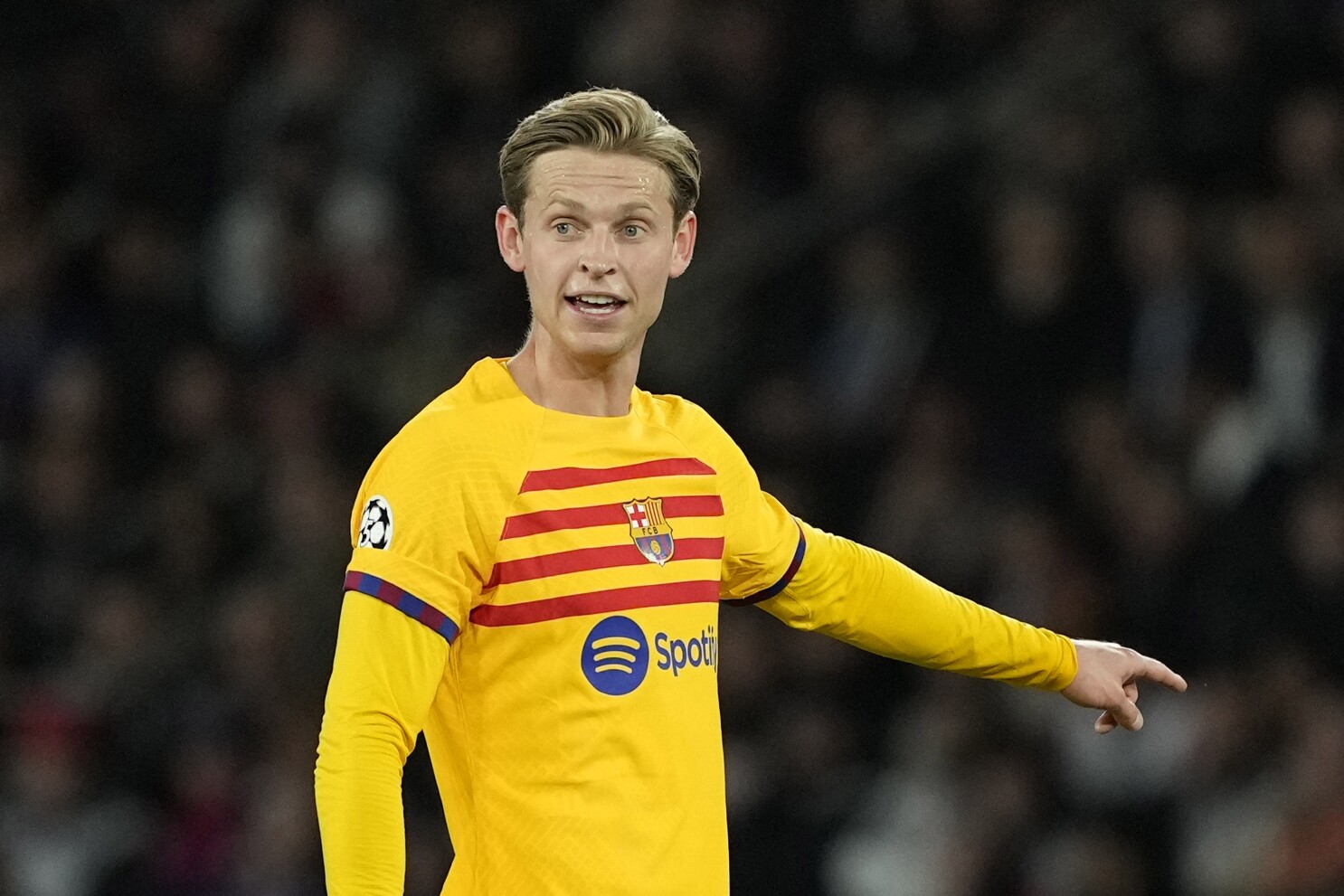 Tiền vệ người Hà Lan Frenkie de Jong bị loại khỏi Euro 2024 do chấn thương mắt cá chân | AP News